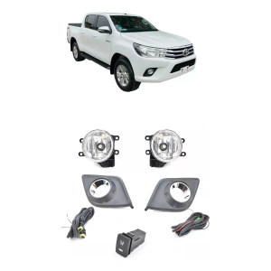 Kit Juego Faros Niebla Hilux 2016 2017 2018 2019 2020 Nuevos